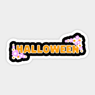 halloween bib flower Sticker